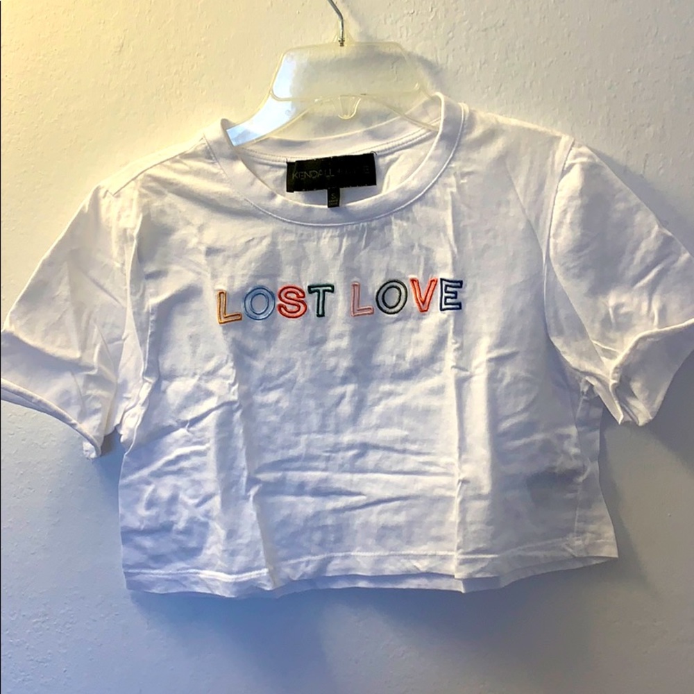 Kendall + Kylie crop t-shirt